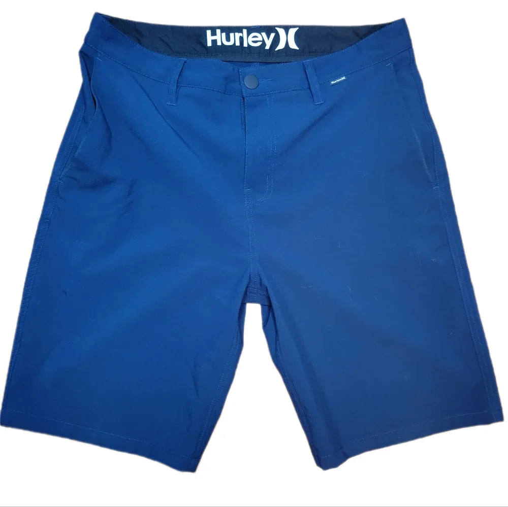 Hurley Navy Walking Shorts Size 30 - Picture 2 of 6